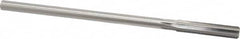 Made in USA - 0.356" High Speed Steel 6 Flute Chucking Reamer - Straight Flute, 0.3105" Straight Shank, 1-3/4" Flute Length, 7" OAL - Exact Tooling