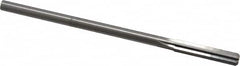 Made in USA - 0.362" High Speed Steel 6 Flute Chucking Reamer - Straight Flute, 0.3105" Straight Shank, 1-3/4" Flute Length, 7" OAL - Exact Tooling