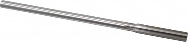 Made in USA - 0.367" High Speed Steel 6 Flute Chucking Reamer - Straight Flute, 0.3105" Straight Shank, 1-3/4" Flute Length, 7" OAL - Exact Tooling
