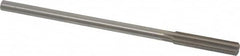 Made in USA - 3/8" High Speed Steel 6 Flute Chucking Reamer - Straight Flute, 0.3105" Straight Shank, 1-3/4" Flute Length, 7" OAL - Exact Tooling