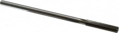 Made in USA - 0.3765" High Speed Steel 6 Flute Chucking Reamer - Straight Flute, 0.3105" Straight Shank, 1-3/4" Flute Length, 7" OAL - Exact Tooling