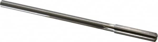 Made in USA - 0.381" High Speed Steel 6 Flute Chucking Reamer - Exact Tooling