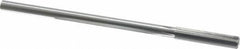 Made in USA - 0.383" High Speed Steel 6 Flute Chucking Reamer - Straight Flute, 0.3105" Straight Shank, 1-3/4" Flute Length, 7" OAL - Exact Tooling