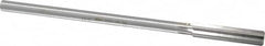 Made in USA - 0.399" High Speed Steel 6 Flute Chucking Reamer - Straight Flute, 0.3105" Straight Shank, 1-3/4" Flute Length, 7" OAL - Exact Tooling