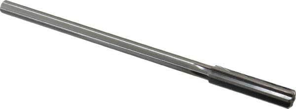 Made in USA - 0.402" High Speed Steel 6 Flute Chucking Reamer - Straight Flute, 0.3105" Straight Shank, 1-3/4" Flute Length, 7" OAL - Exact Tooling