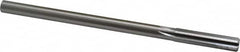 Made in USA - 0.407" High Speed Steel 6 Flute Chucking Reamer - Straight Flute, 0.3105" Straight Shank, 1-3/4" Flute Length, 7" OAL - Exact Tooling