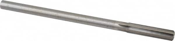 Made in USA - 0.408" High Speed Steel 6 Flute Chucking Reamer - Exact Tooling