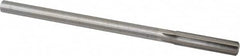 Made in USA - 0.408" High Speed Steel 6 Flute Chucking Reamer - Exact Tooling