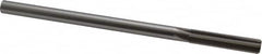 Made in USA - 0.409" High Speed Steel 6 Flute Chucking Reamer - Straight Flute, 0.3105" Straight Shank, 1-3/4" Flute Length, 7" OAL - Exact Tooling