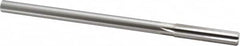 Made in USA - 0.41" High Speed Steel 6 Flute Chucking Reamer - Straight Flute, 0.3105" Straight Shank, 1-3/4" Flute Length, 7" OAL - Exact Tooling