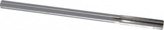 Made in USA - 0.412" High Speed Steel 6 Flute Chucking Reamer - Straight Flute, 0.3105" Straight Shank, 1-3/4" Flute Length, 7" OAL - Exact Tooling