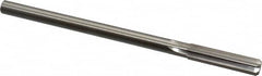 Made in USA - 0.429" High Speed Steel 6 Flute Chucking Reamer - Straight Flute, 0.373" Straight Shank, 1-3/4" Flute Length, 7" OAL - Exact Tooling