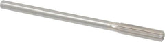 Made in USA - 0.442" High Speed Steel 6 Flute Chucking Reamer - Straight Flute, 0.373" Straight Shank, 1-3/4" Flute Length, 7" OAL - Exact Tooling