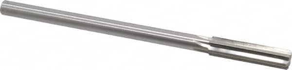 Made in USA - 0.454" High Speed Steel 6 Flute Chucking Reamer - Exact Tooling