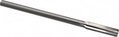 Made in USA - 0.455" High Speed Steel 6 Flute Chucking Reamer - Straight Flute, 0.373" Straight Shank, 1-3/4" Flute Length, 7" OAL - Exact Tooling