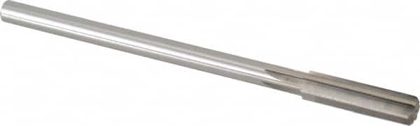 Made in USA - 0.46" High Speed Steel 6 Flute Chucking Reamer - Exact Tooling