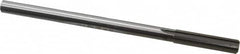 Made in USA - 0.479" High Speed Steel 6 Flute Chucking Reamer - Straight Flute, 0.4355" Straight Shank, 2" Flute Length, 8" OAL - Exact Tooling
