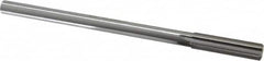 Made in USA - 0.494" High Speed Steel 6 Flute Chucking Reamer - Straight Flute, 0.4355" Straight Shank, 2" Flute Length, 8" OAL - Exact Tooling