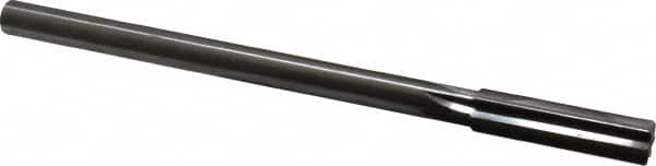 Made in USA - 0.517" High Speed Steel Chucking Reamer - Straight Flute, Straight Shank - Exact Tooling