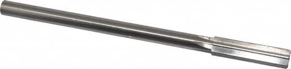 Made in USA - 0.53" High Speed Steel Chucking Reamer - Straight Flute, Straight Shank - Exact Tooling