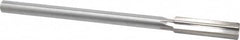 Made in USA - 0.55" High Speed Steel Chucking Reamer - Straight Flute, Straight Shank - Exact Tooling