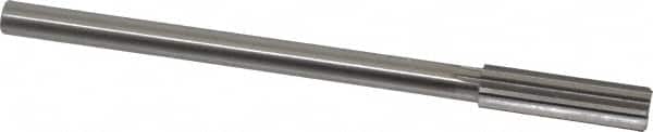 Made in USA - 0.564" High Speed Steel 8 Flute Chucking Reamer - Exact Tooling
