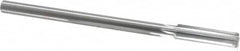 Made in USA - 0.591" High Speed Steel Chucking Reamer - Straight Flute, Straight Shank - Exact Tooling