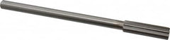 Made in USA - 0.592" High Speed Steel Chucking Reamer - Straight Flute, Straight Shank - Exact Tooling