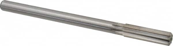 Made in USA - 0.642" High Speed Steel Chucking Reamer - Straight Flute, Straight Shank - Exact Tooling