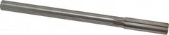Made in USA - 0.651" High Speed Steel Chucking Reamer - Straight Flute, Straight Shank - Exact Tooling