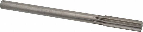 Made in USA - 0.655" High Speed Steel Chucking Reamer - Straight Flute, Straight Shank - Exact Tooling