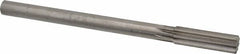 Made in USA - 0.655" High Speed Steel Chucking Reamer - Straight Flute, Straight Shank - Exact Tooling