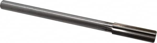 Made in USA - 0.707" High Speed Steel Chucking Reamer - Straight Flute, Straight Shank - Exact Tooling