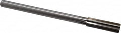 Made in USA - 0.707" High Speed Steel Chucking Reamer - Straight Flute, Straight Shank - Exact Tooling