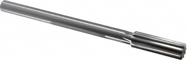Made in USA - 0.72" High Speed Steel Chucking Reamer - Straight Flute, Straight Shank - Exact Tooling
