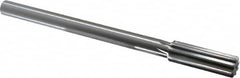 Made in USA - 0.72" High Speed Steel Chucking Reamer - Straight Flute, Straight Shank - Exact Tooling