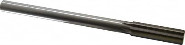 Made in USA - 0.736" High Speed Steel Chucking Reamer - Straight Flute, Straight Shank - Exact Tooling