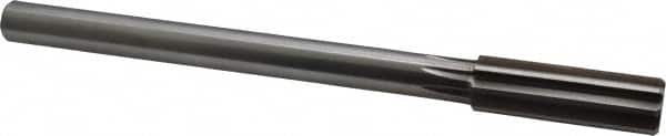 Made in USA - 0.806" High Speed Steel Chucking Reamer - Straight Flute, Straight Shank - Exact Tooling