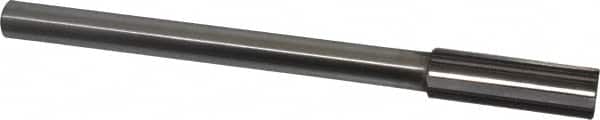 Made in USA - 0.829" High Speed Steel Chucking Reamer - Straight Flute, Straight Shank - Exact Tooling