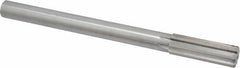 Made in USA - 0.861" High Speed Steel Chucking Reamer - Straight Flute, Straight Shank - Exact Tooling
