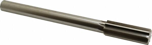 Made in USA - 0.967" High Speed Steel Chucking Reamer - Straight Flute, Straight Shank - Exact Tooling
