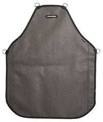 HexArmor - 24 x 30" Cut Resistant Bib Apron - SuperFabric, 23 oz Material, Gray, 0 Pockets, Hook & Loop Closure - Exact Tooling