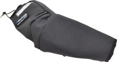 HexArmor - Size L, Gray/Black SuperFabric Cut & Puncture Resistant Sleeve - 19" Long Sleeve, Cut Resistance Level 5, Made with Thumb Hole - Exact Tooling