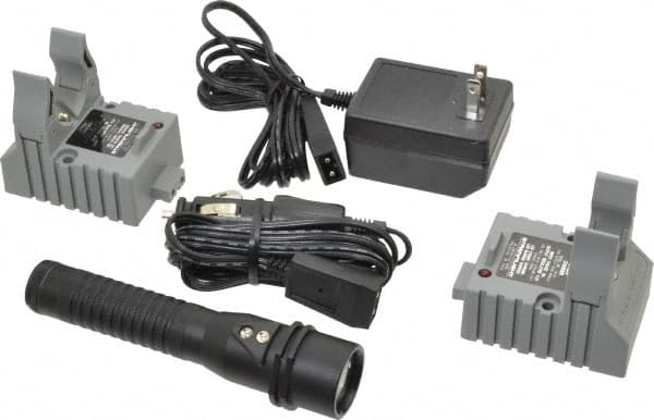 Streamlight - White LED Bulb, 260 Lumens, Industrial/Tactical Flashlight - Black Aluminum Body, 1 Lithium-Ion Battery Included - Exact Tooling