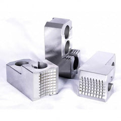 Kitagawa - Hard Lathe Chuck Jaws Jaw Type: Hard Jaw Jaw Interface Type: 1.5mm x 60 Serrated - Exact Tooling