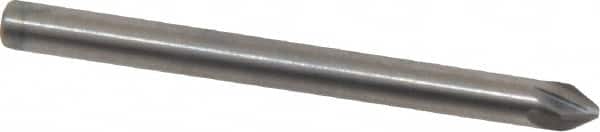 M.A. Ford - 1/8" Head Diam, 1/8" Shank Diam, 6 Flute 60° Solid Carbide Countersink - Exact Tooling