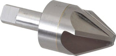 M.A. Ford - 1-1/4" Head Diam, 1/2" Shank Diam, 6 Flute 60° Solid Carbide Countersink - Exact Tooling