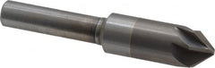 M.A. Ford - 3/8" Head Diam, 1/4" Shank Diam, 6 Flute 82° Solid Carbide Countersink - Exact Tooling