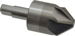 M.A. Ford - 1-1/4" Head Diam, 1/2" Shank Diam, 6 Flute 82° Solid Carbide Countersink - Exact Tooling