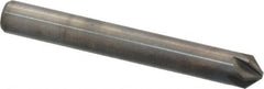 M.A. Ford - 3/16" Head Diam, 3/16" Shank Diam, 6 Flute 90° Solid Carbide Countersink - Bright Finish, 1-1/2" OAL, 0.04" Nose Diam, Single End, Straight Shank, Right Hand Cut - Exact Tooling